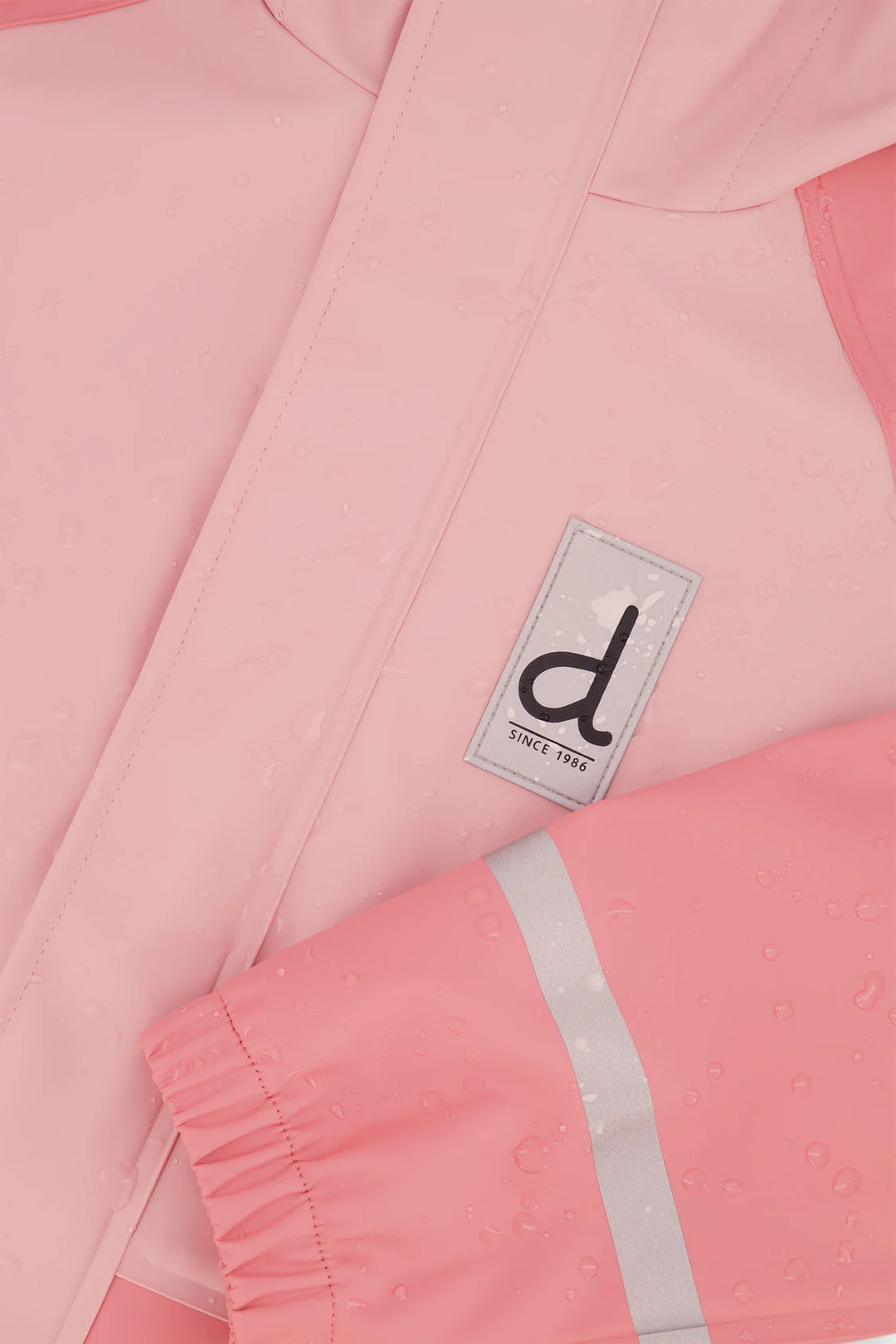 Deux Par Deux Baby Rain Suit - Pink