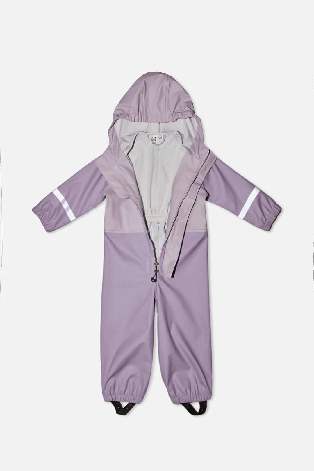 Deux Par Deux Toddler Rain Suit - Mauve