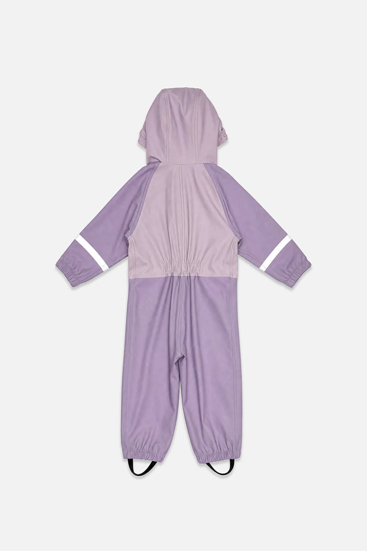 Deux Par Deux Toddler Rain Suit - Mauve