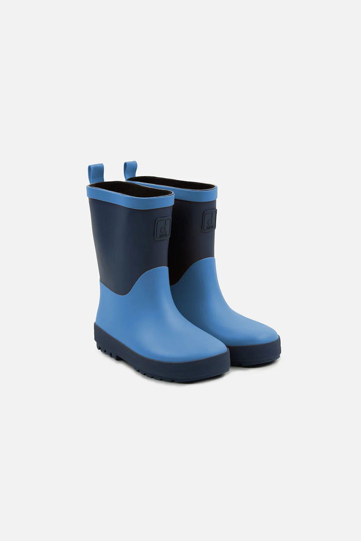 Deux Par Deux Rain Boots Blue