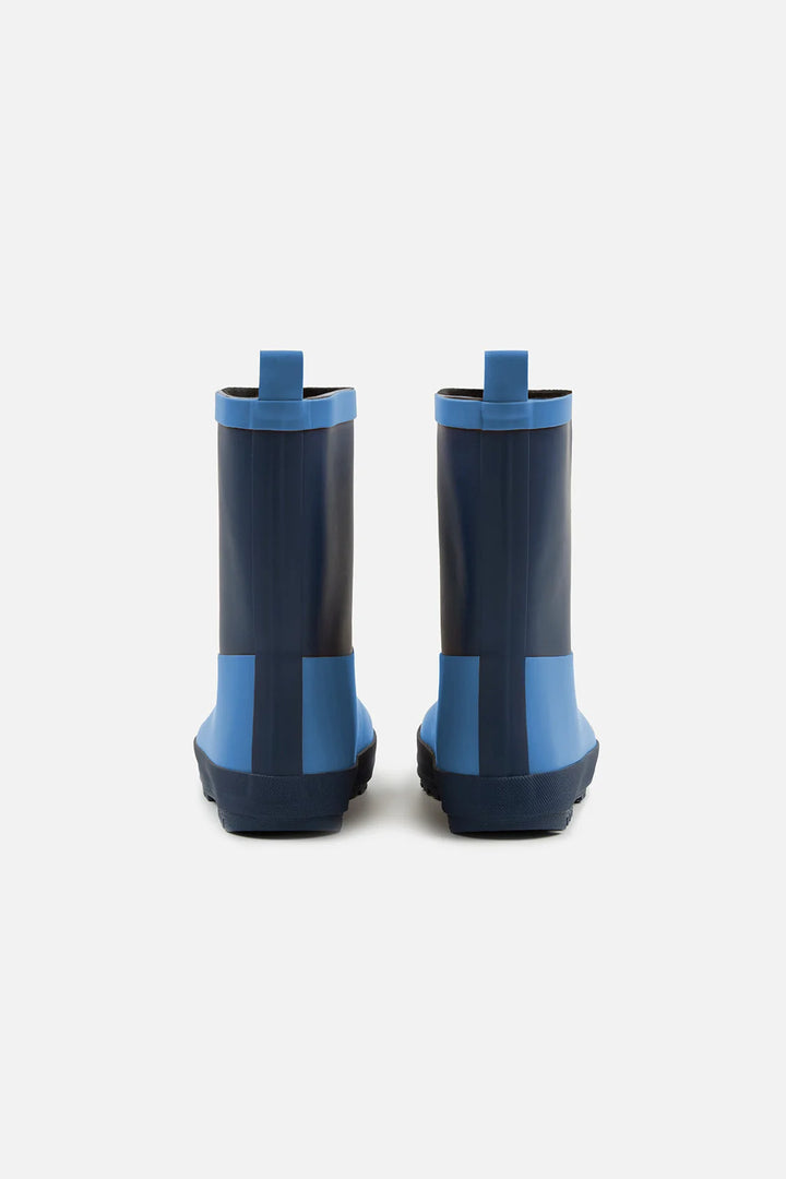 Deux Par Deux Rain Boots Blue