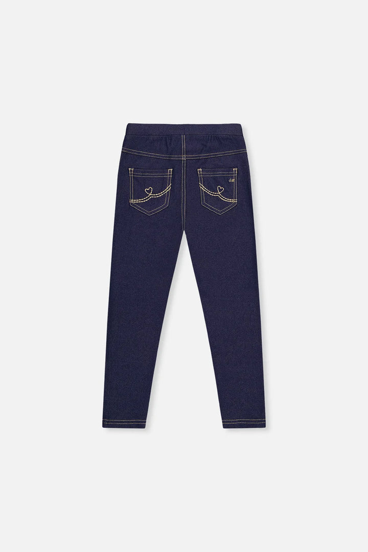 Deux Par Deux Jeggngs - Navy Denim