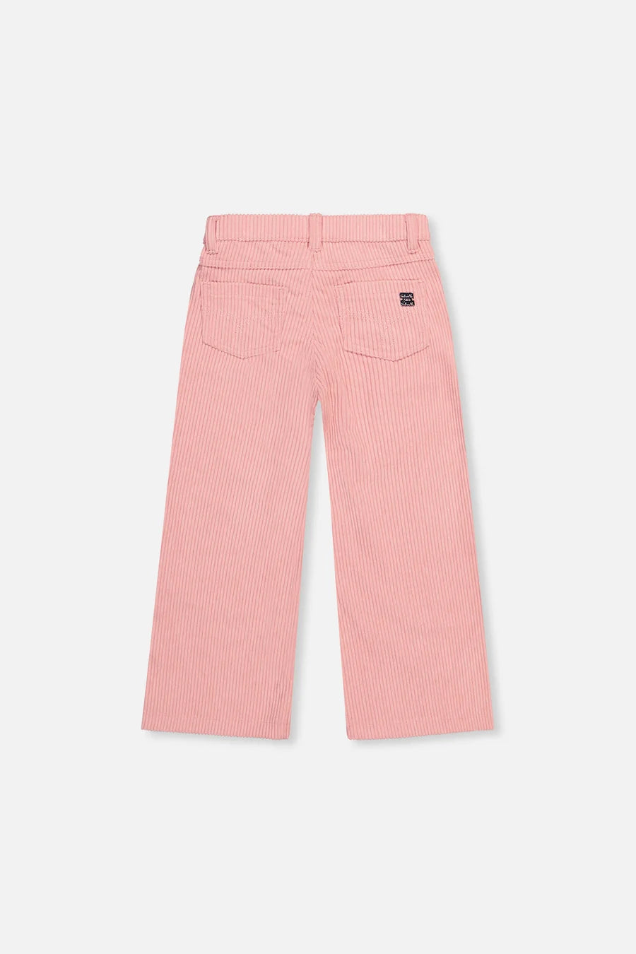 Deux Par Deux Stretch Corduroy Wide Leg Pant - Ash Rose/Pink