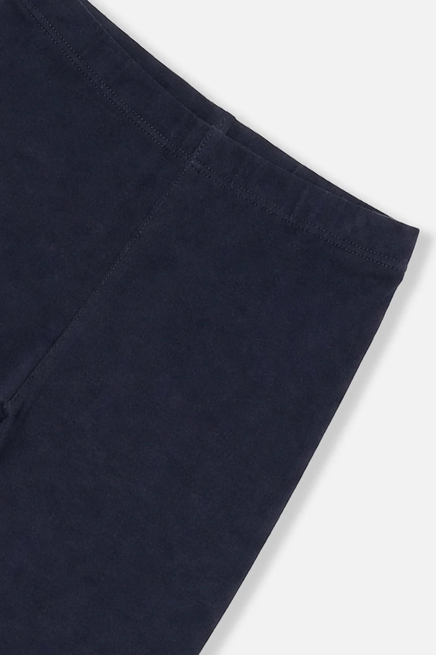 Deux Par Deux Ribbed Leggings - Peacoat