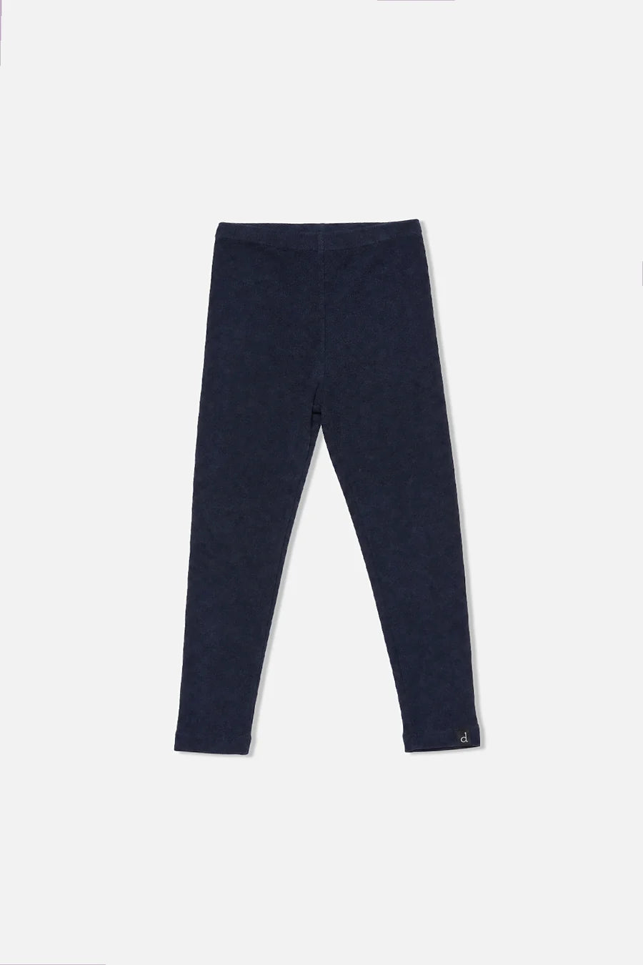 Deux Par Deux Ribbed Leggings - Peacoat