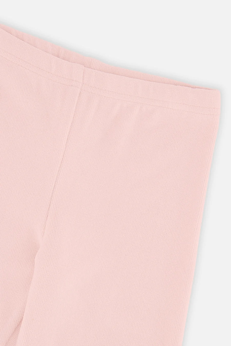 Deux Par Deux Ribbed Leggings - Silver Pink