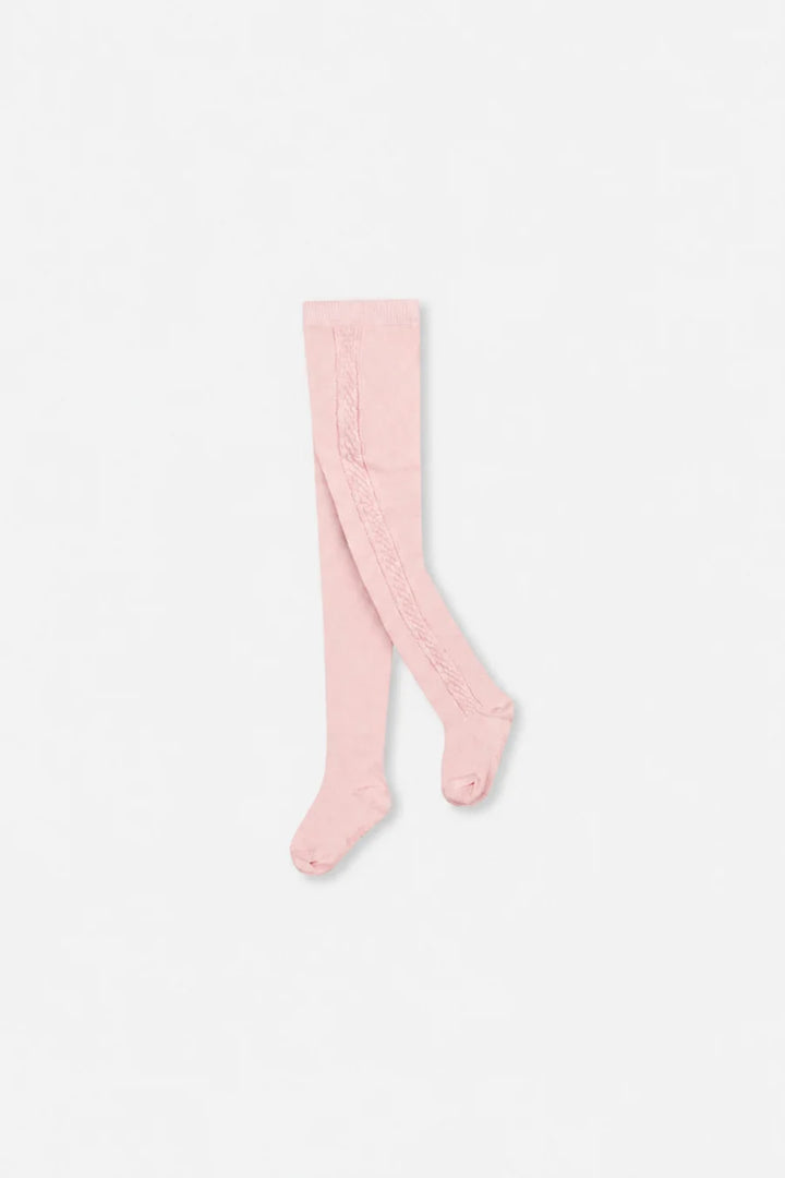 Deux Par Deux Knit Tights - Pink Dogwood