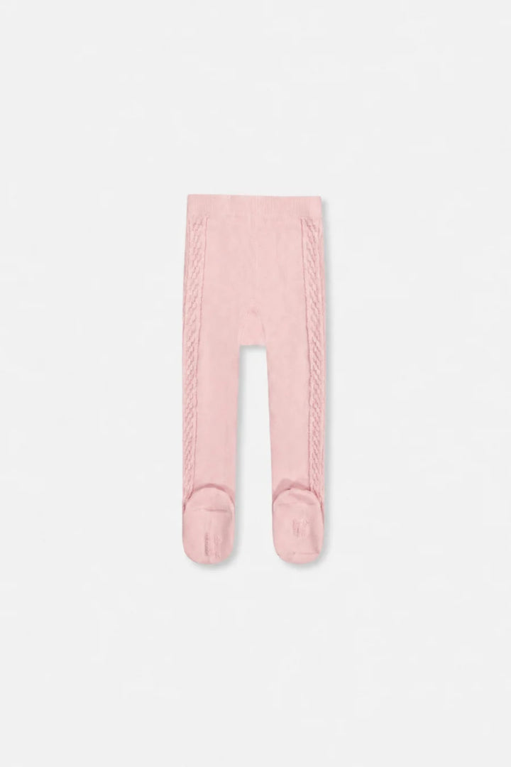 Deux Par Deux Knit Tights - Pink Dogwood