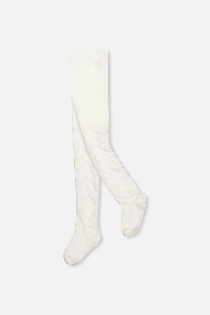 Deux Par Deux Knit Tights - Off White