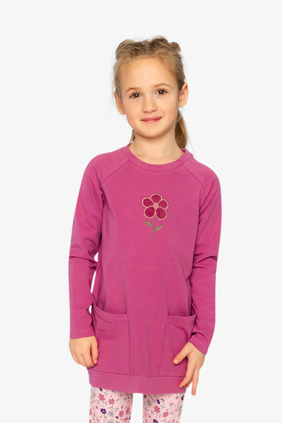 Deux Par Deux Tunic Pinkish Violet