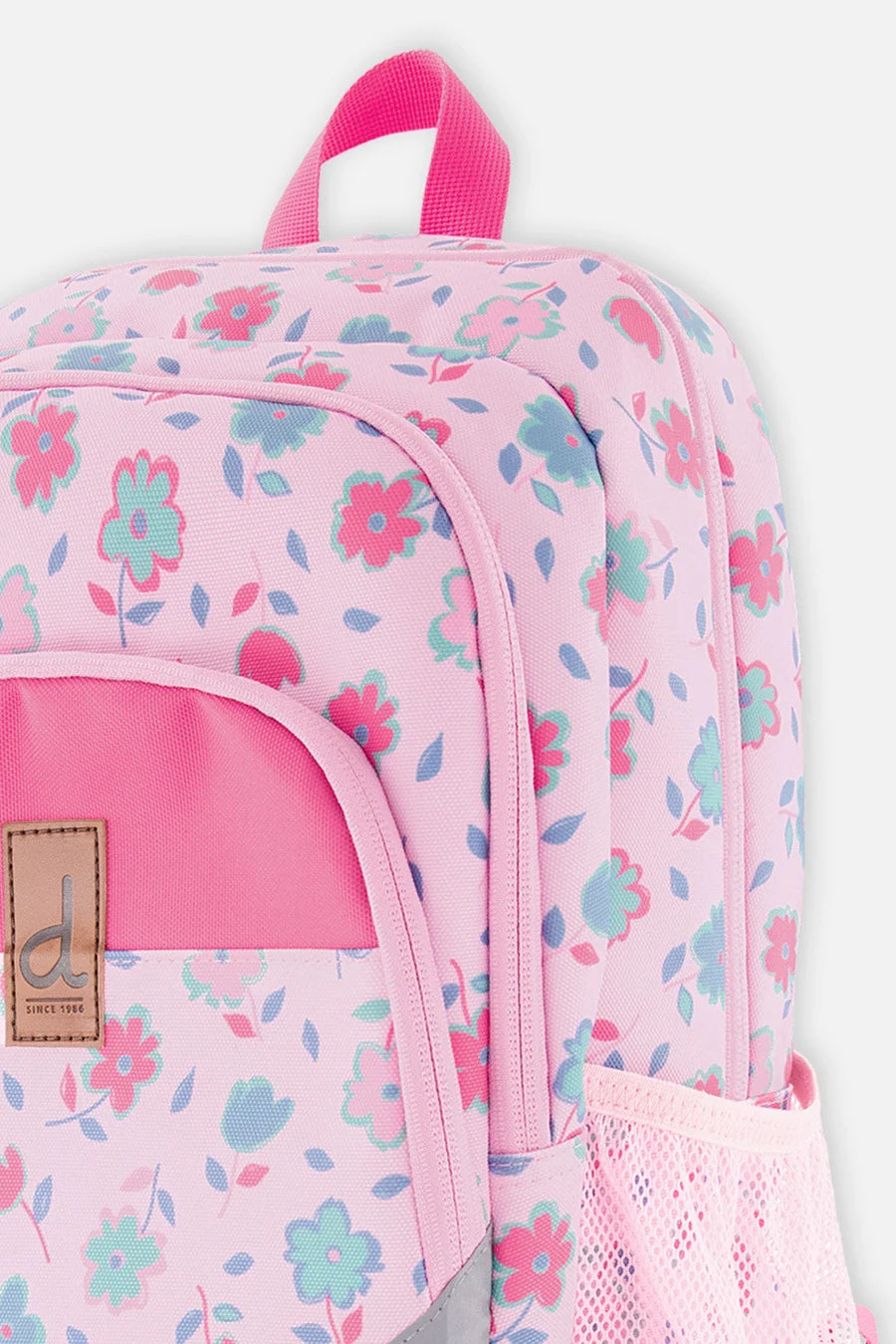 Deux Pae Deux Little Kids Backpack - Pink Printed Flowers