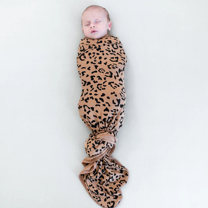 Kyte Baby Swaddle Blanket - Latte Leopard