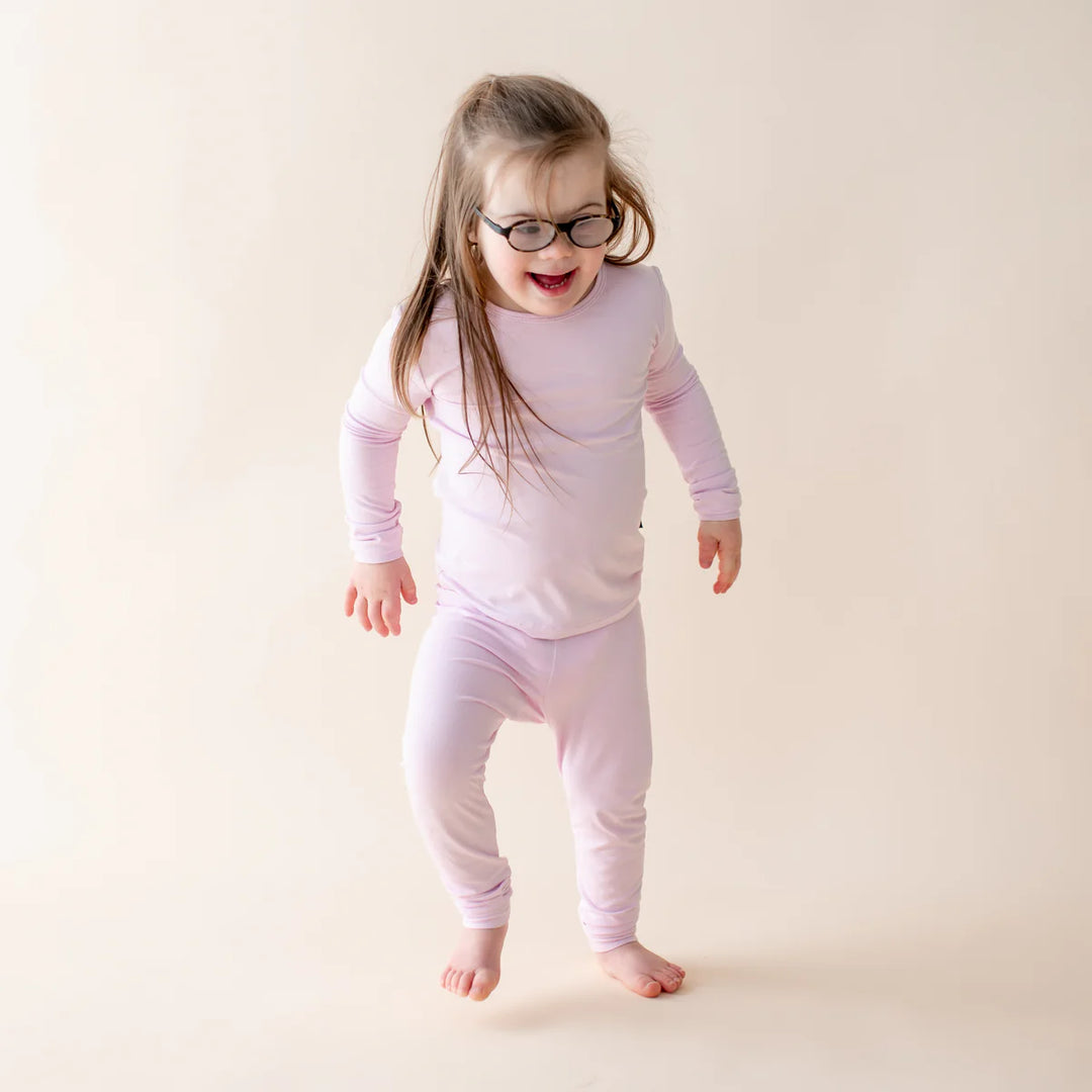 Kyte Baby Long Sleeve Toddler Pajama Set - Thistle
