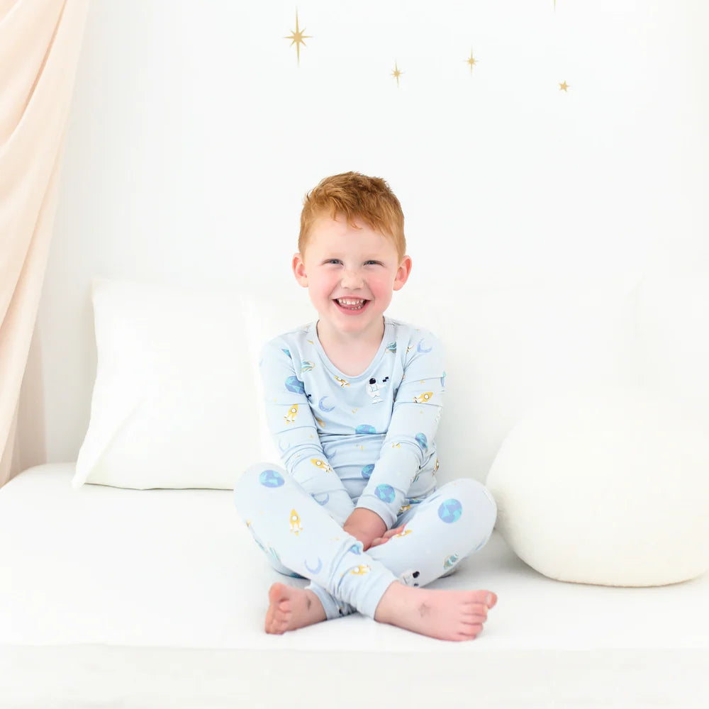 Kyte Baby Long Sleeve Pajama Set - Ice Space Kyte Baby Long Sleeve Pajama Set - Ice Space