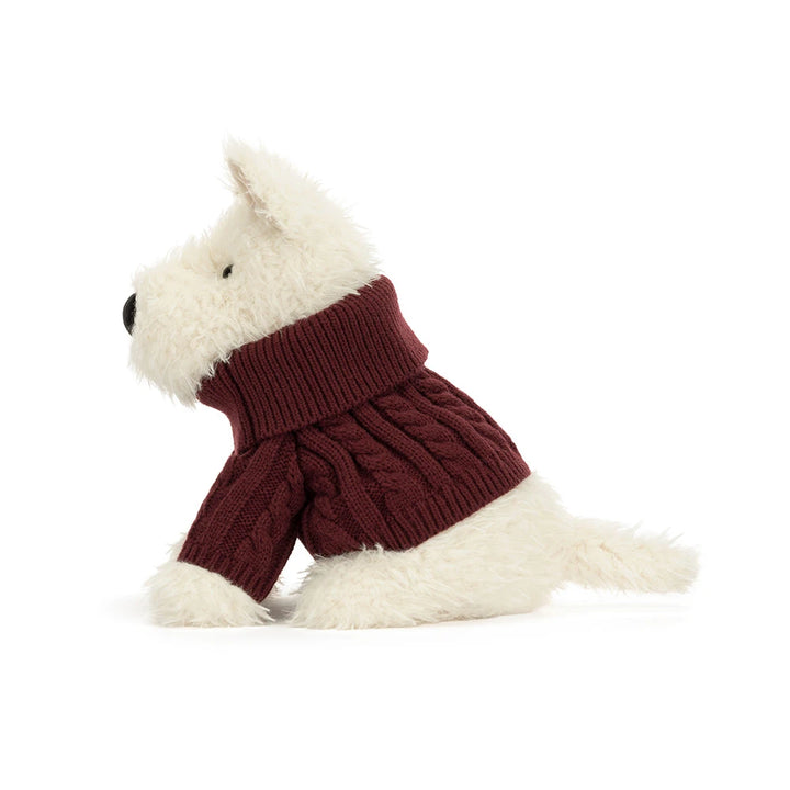 Jellycat Munro Scottie Dog Winter Jumper