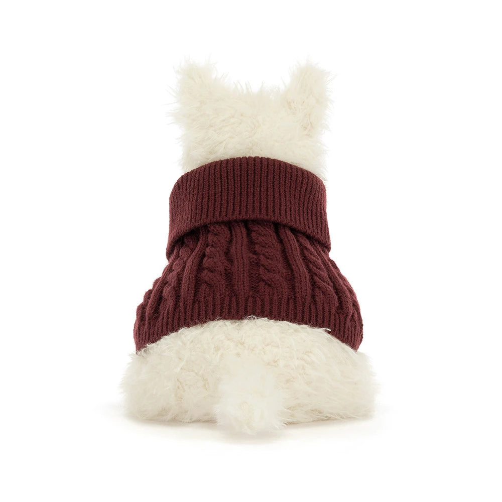 Jellycat Munro Scottie Dog Winter Jumper