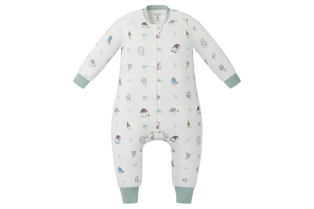 Nest Designs Long Sleeve Footed Sleep Bag 1.0 TOG - Oh Gnome! Nest Designs Long Sleeve Footed Sleep Bag 1.0 TOG - Oh Gnome!