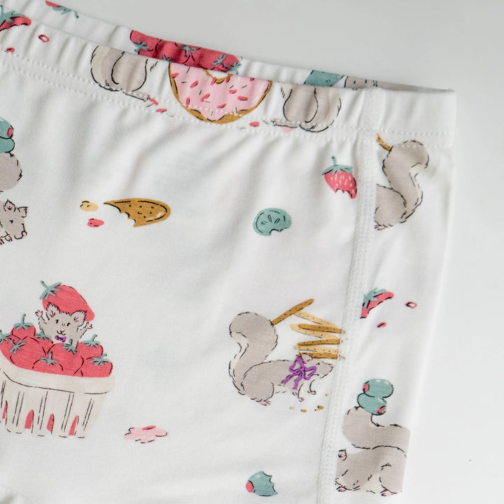 Nest Designs Girls Boy Short Underwear (2 pack) - Doggie Meadow/ Very Squirrelly