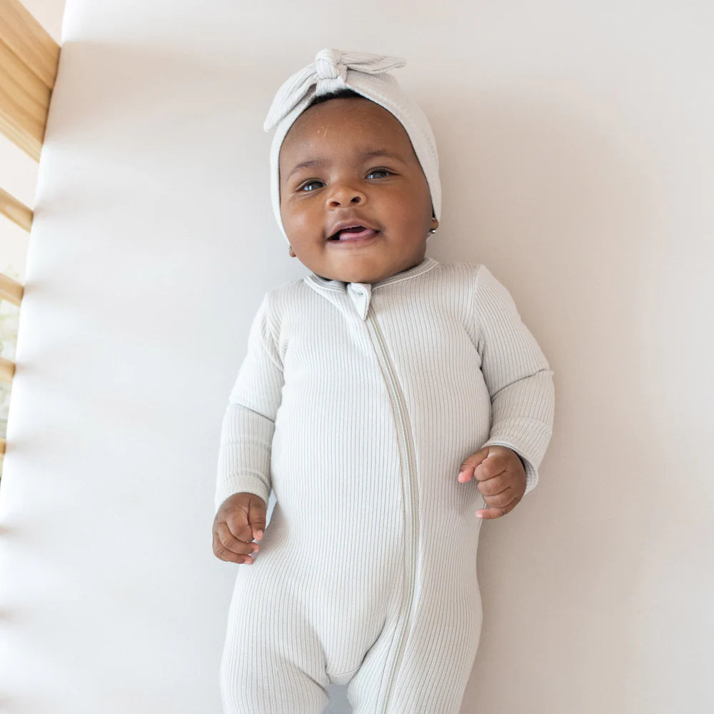 Kyte Baby Ribbed Headwrap - Oat Kyte Baby Ribbed Headwrap - Oat
