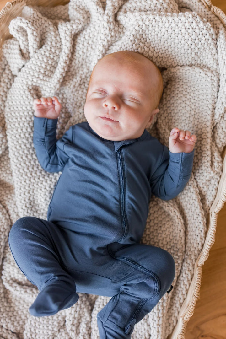 Kyte Baby Zippered Footie - Oxford