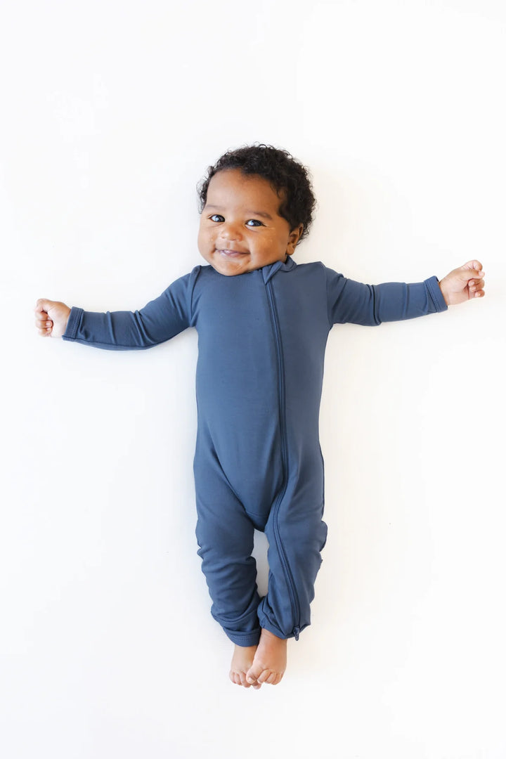 Kyte Baby Zippered Romper - Oxford