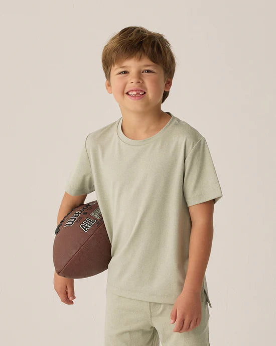 Rylee &amp; Cru Cove Essential Tee - Heathered Sage