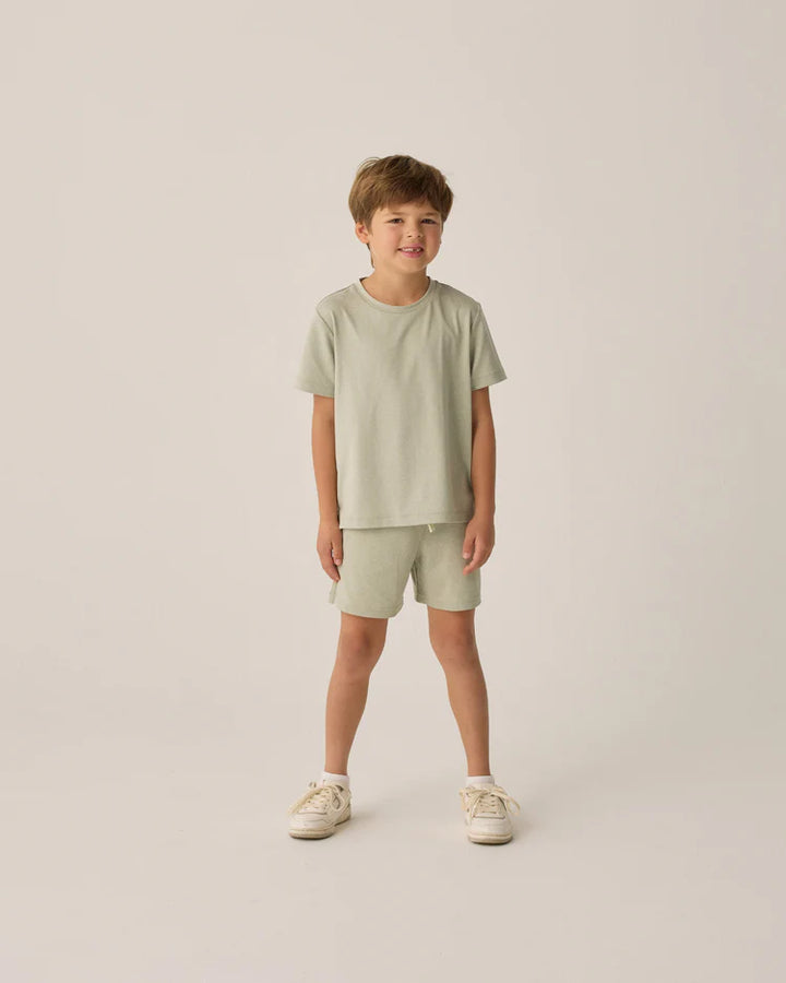 Rylee &amp; Cru Oceanside Tech Short - Heathered Sage