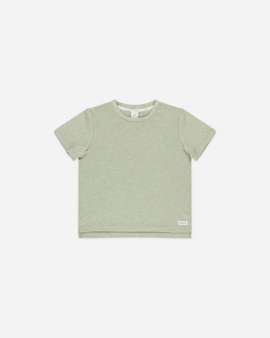 Rylee &amp; Cru Cove Essential Tee - Heathered Sage