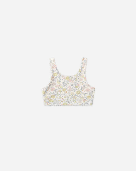 Rylee and Cru Swift Sports Bra - Citron Bloom
