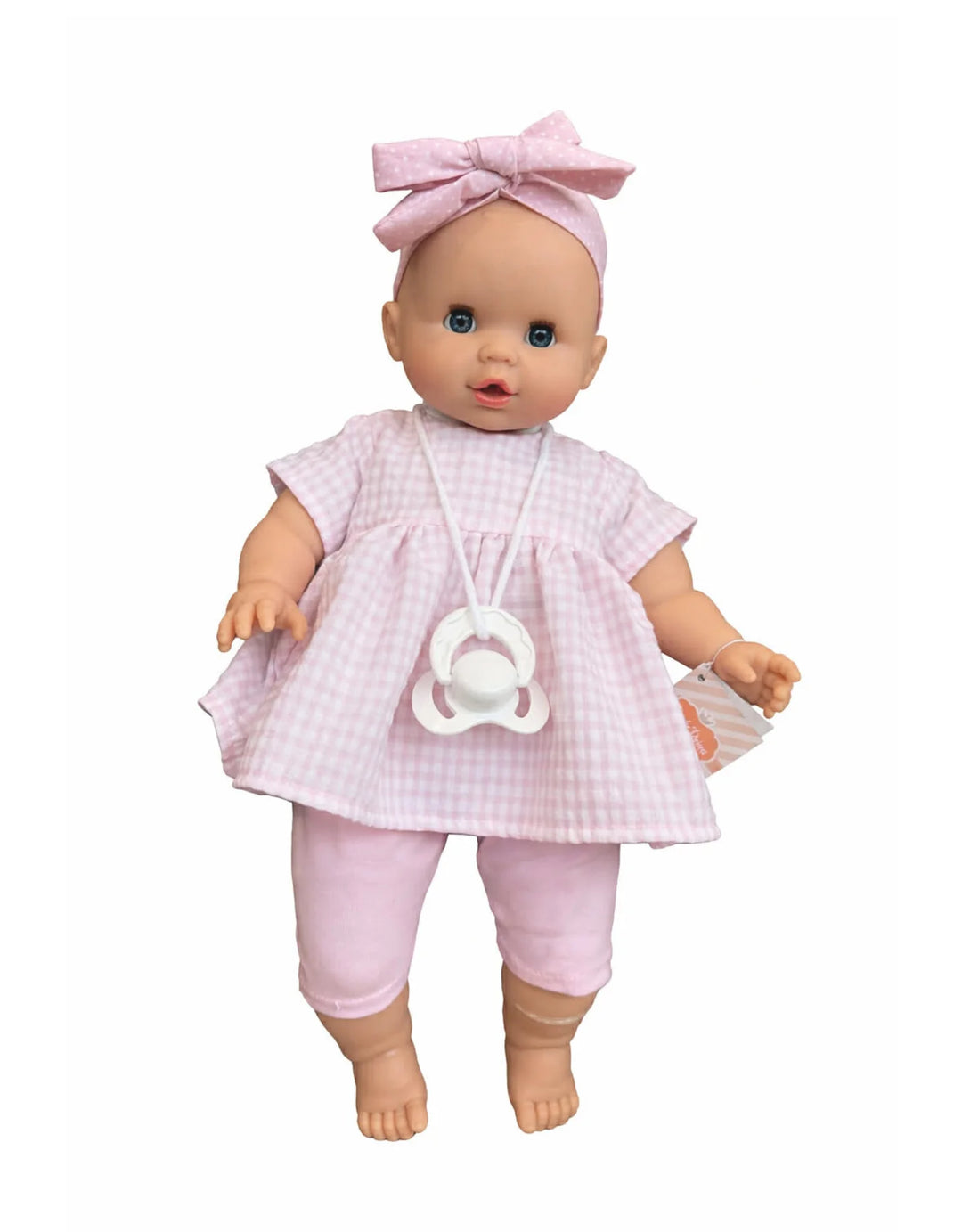 Paola Reina Doll - Sonia with Pink Plaid Dress