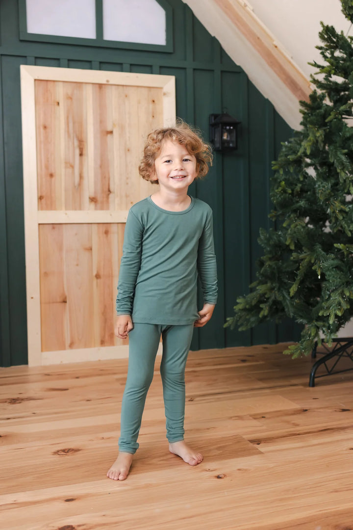 Kyte Baby Long Sleeve Toddler Pajama Set - Pine