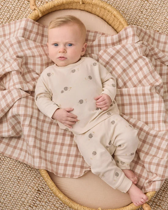 Quincy Mae Long Sleeve Tee - Hedgehog