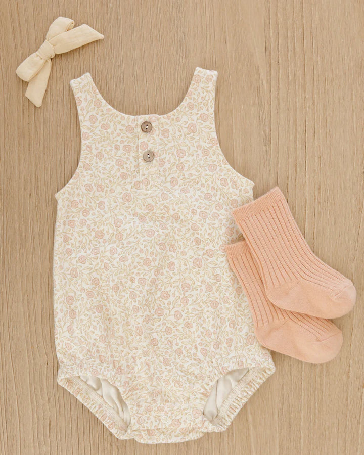 Quincy Mae Socks Set - Melon/Lavender