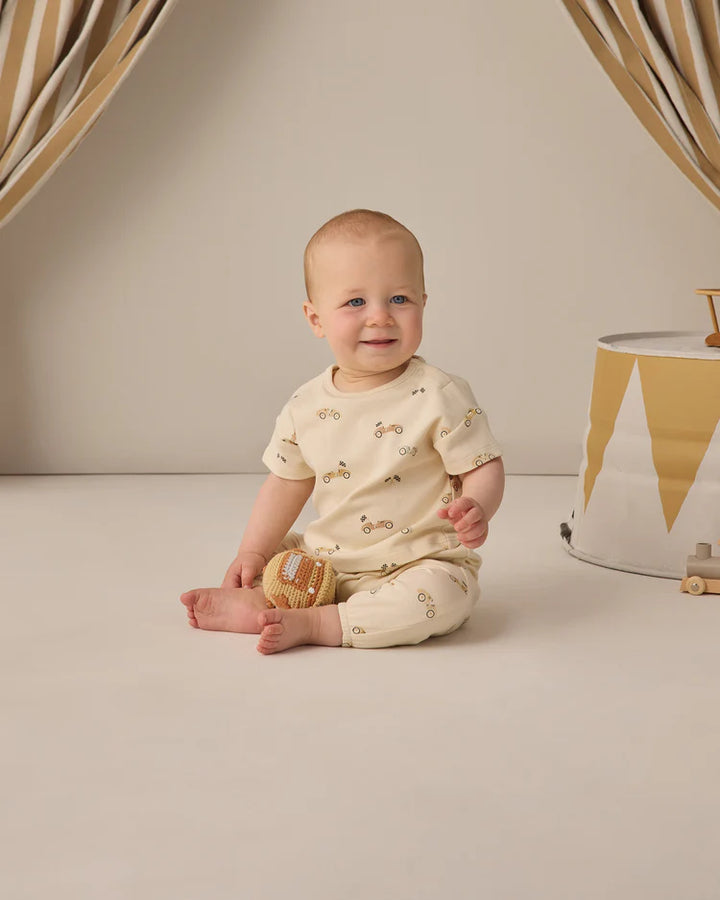 Quincy Mae Jersey Tee &amp; Pant Set - Race Car