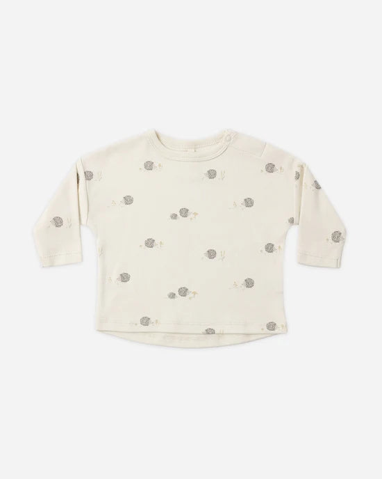 Quincy Mae Long Sleeve Tee - Hedgehog