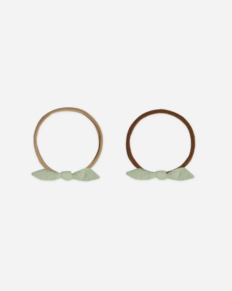 Quincy Mae Little Knot Headband - Sage