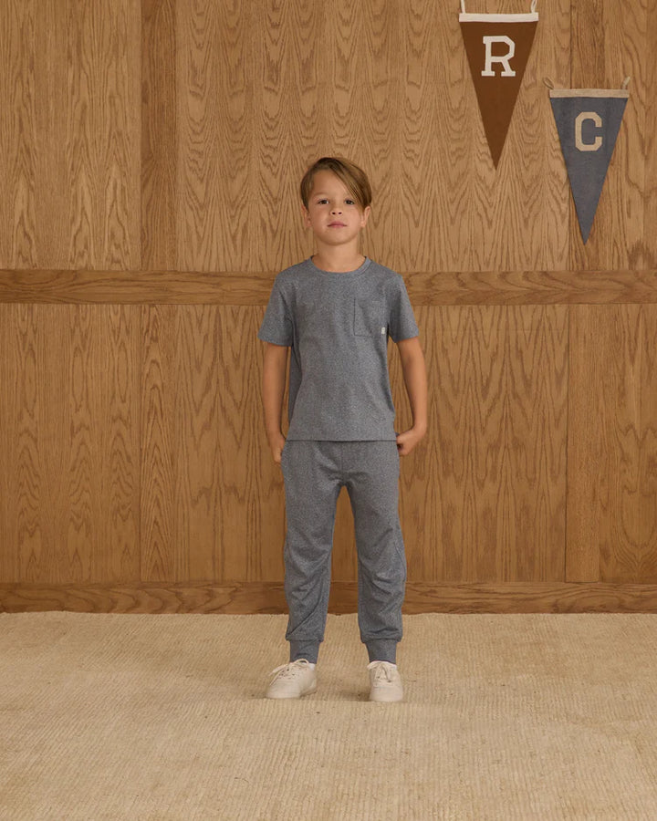 Rylee &amp; Cru Century Tech Jogger - Heathered Navy