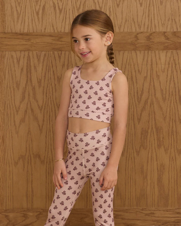 Rylee &amp; Cru Swift Sports Bra - Blush Fleur
