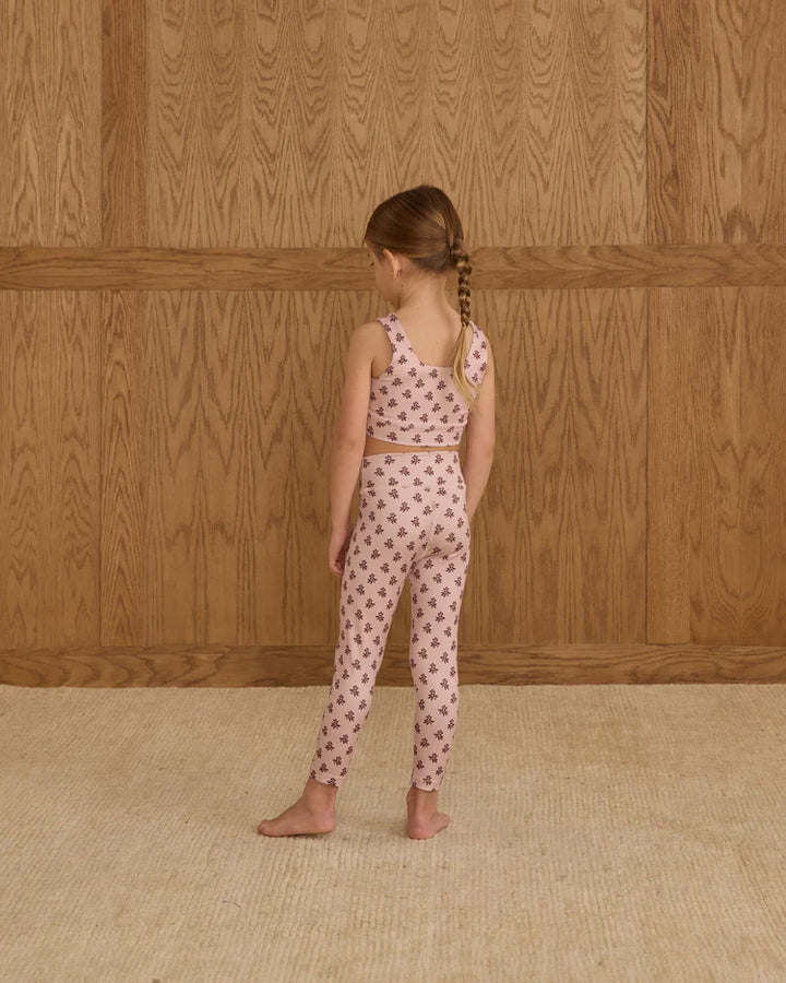 Rylee &amp; Cru Basic Legging - Blush Fleur