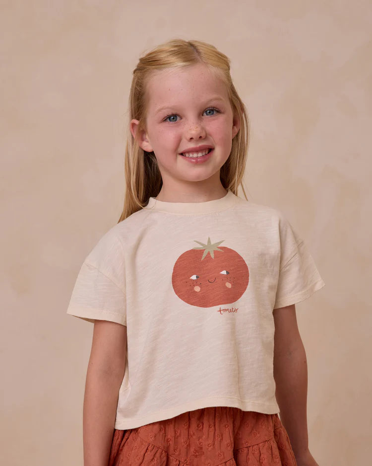 Rylee &amp; Cru Boxy Tee - Tomato