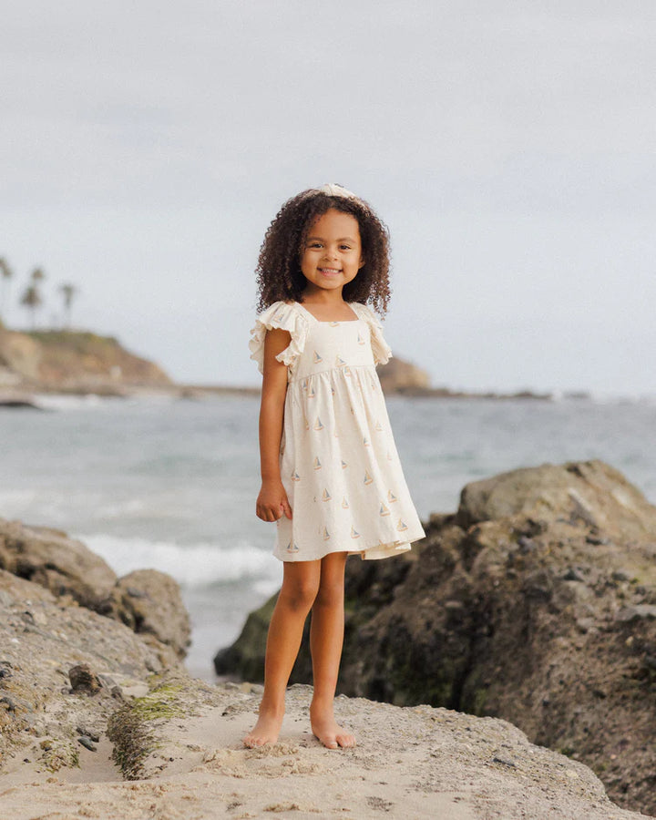 Rylee &amp; Cru Mariposa Dress - Sailboats