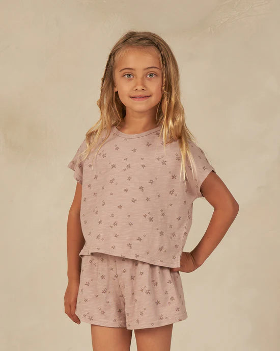 Rylee and Cru Raegan Set - Mauve Ditsy Rylee and Cru Raegan Set - Mauve Ditsy