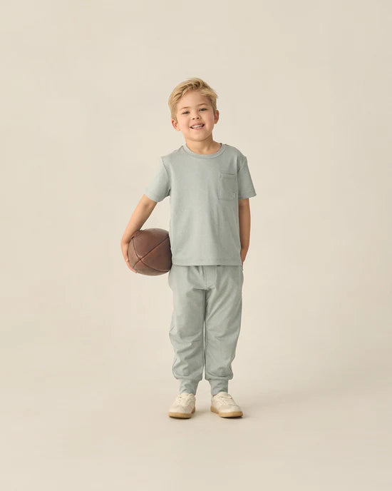 Rylee and Cry Century Tech Jogger - Heathered Sea Green