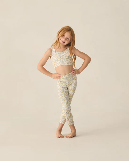 Rylee and Cru Basic Legging - Citron Bloom