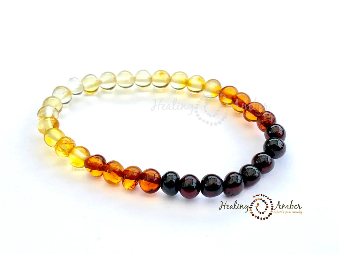Baltic Amber Bracelet/Anklet - Circle - 6.5