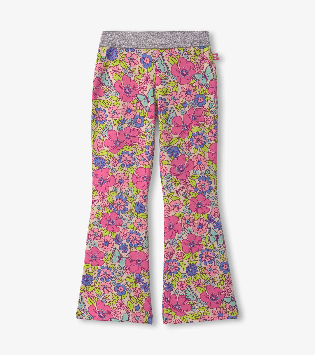 Hatley Stretch Bell Bottoms - Groovy Flowers