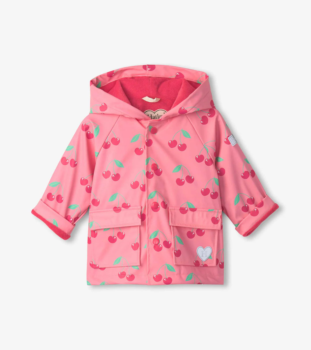 Hatley Snap Raincoat - Cherries