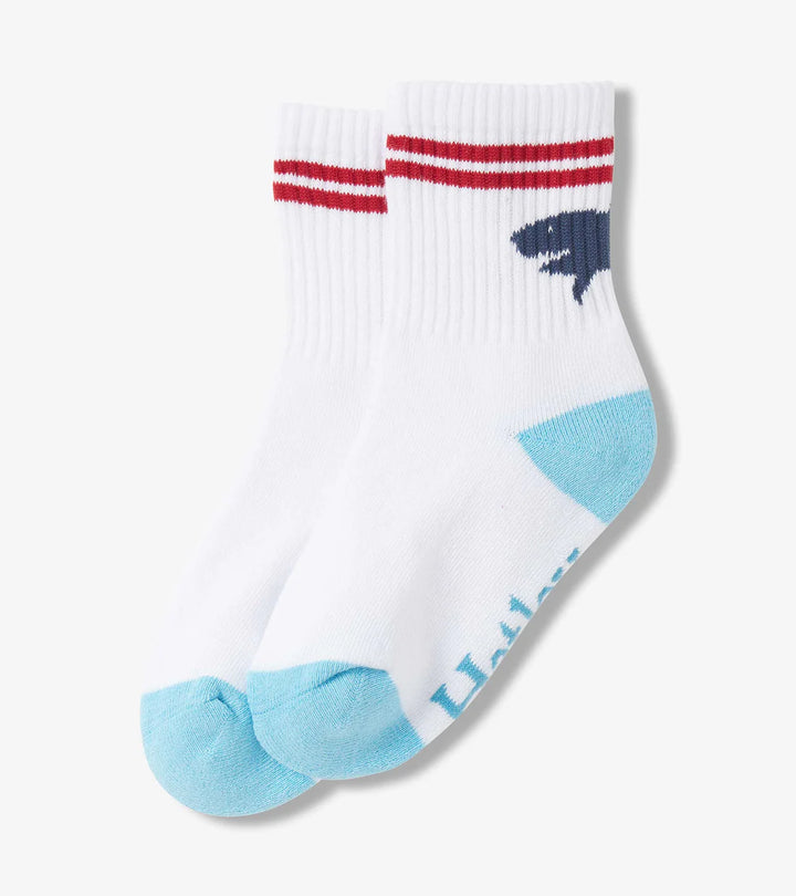 Hatley Crew Socks - Shark Silhouette