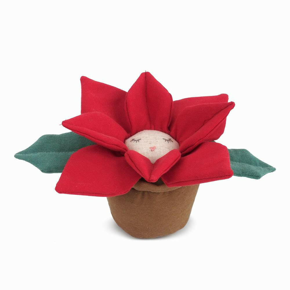 Mon Ami Pretty Poinsettia Pot Red