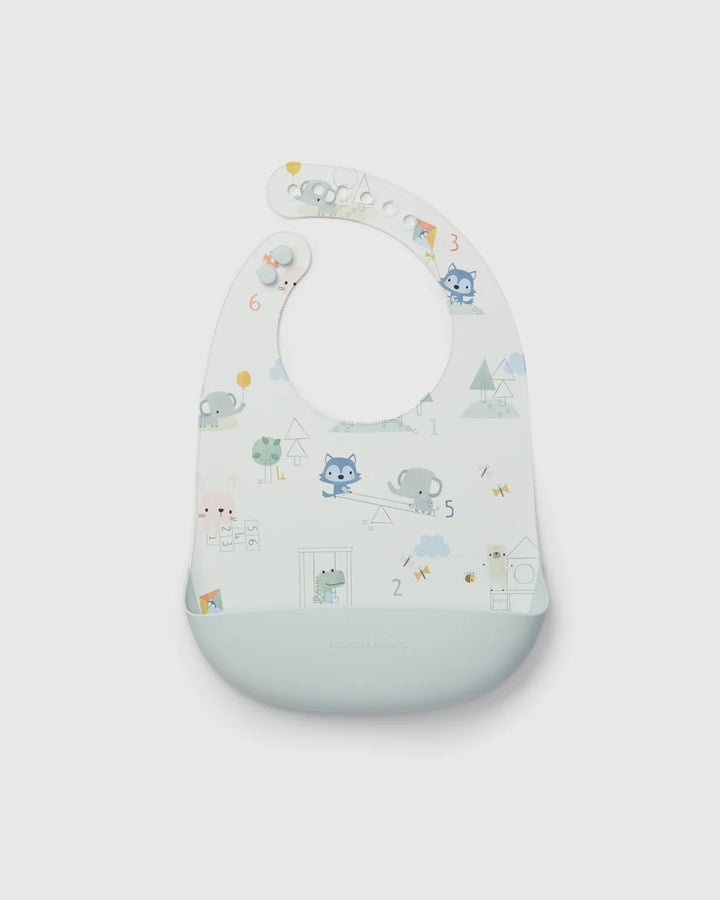 Loulou Lollipop Silicone Bib Printed